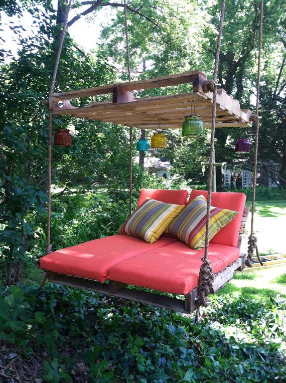 When the Redditor saw this backyard swing project on Pinterest, he knew he had to recreate it.